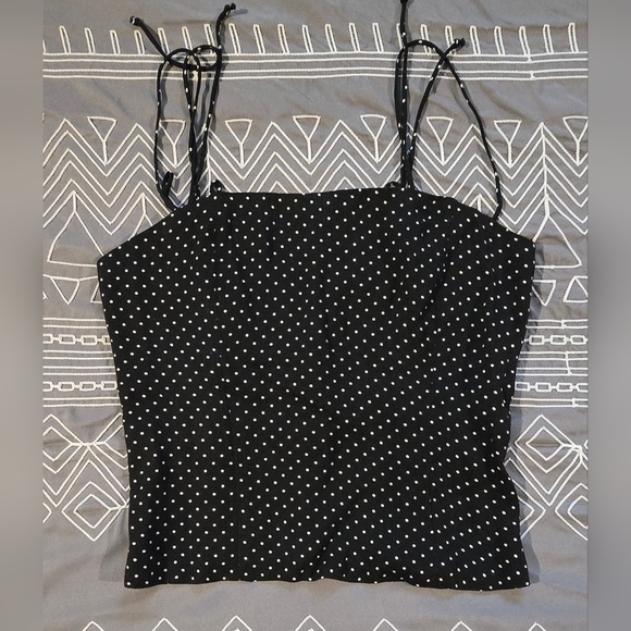 Reformation Meyer Polka Dot Tank Top Size 2 - Picture 1 of 8